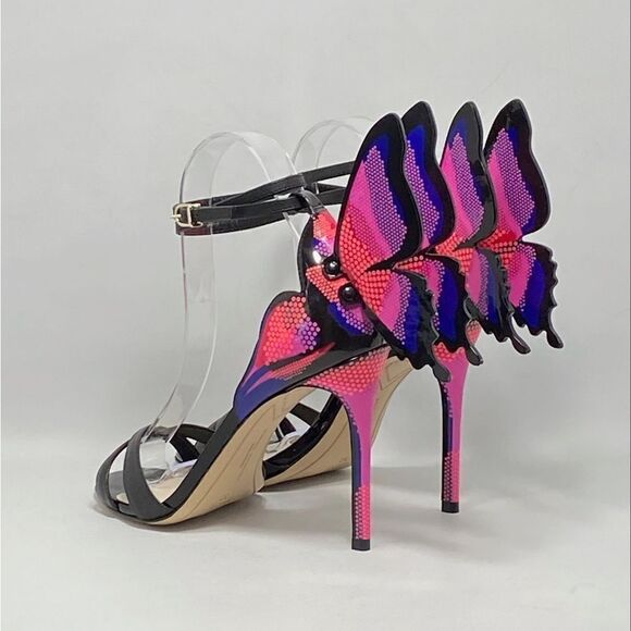 Sophia Webster Chiara Leather Butterfly Sandals size 37 - Picture 7 of 13